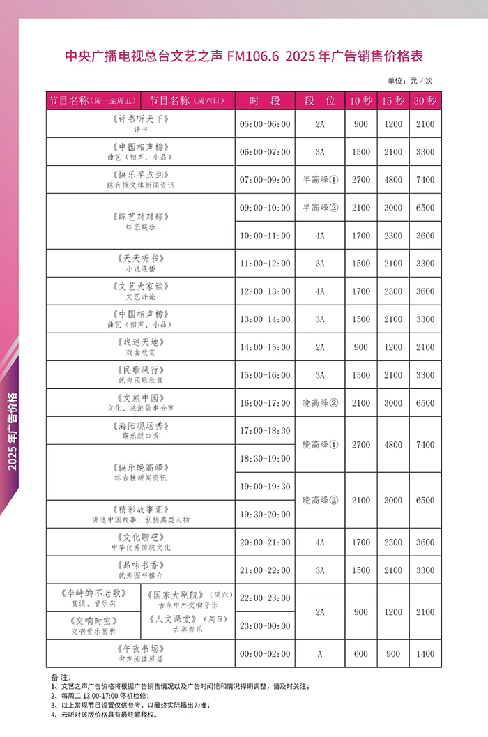 2025年中央人民广播电台文艺之声价格表.png